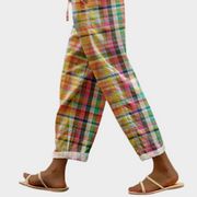 Iryna | Pantalones de cuadros para la noche