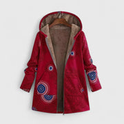 Hyraelleh | Boho-Winterjacke mit geometrischem Muster
