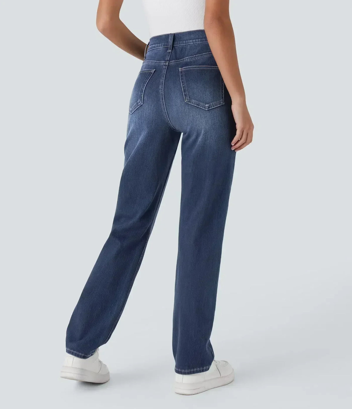 Elisha | Hose mit hohem Bund, elastischem Bund und Taschen