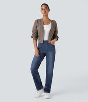 Elisha | High-Waist Elastic Pocket Pants