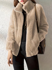 Tess | Chaqueta cómoda de corte holgado con cremallera
