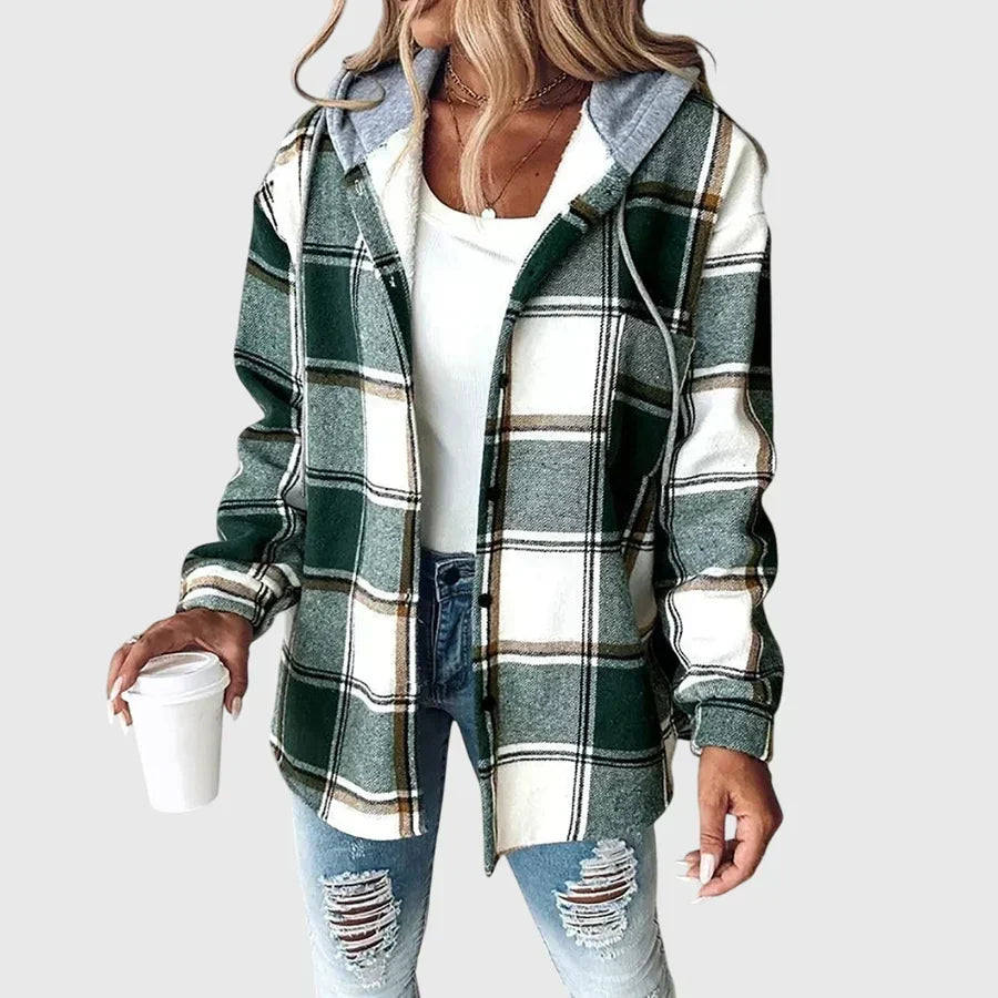 Martina | Lässige Meshjacke mit Knöpfen
