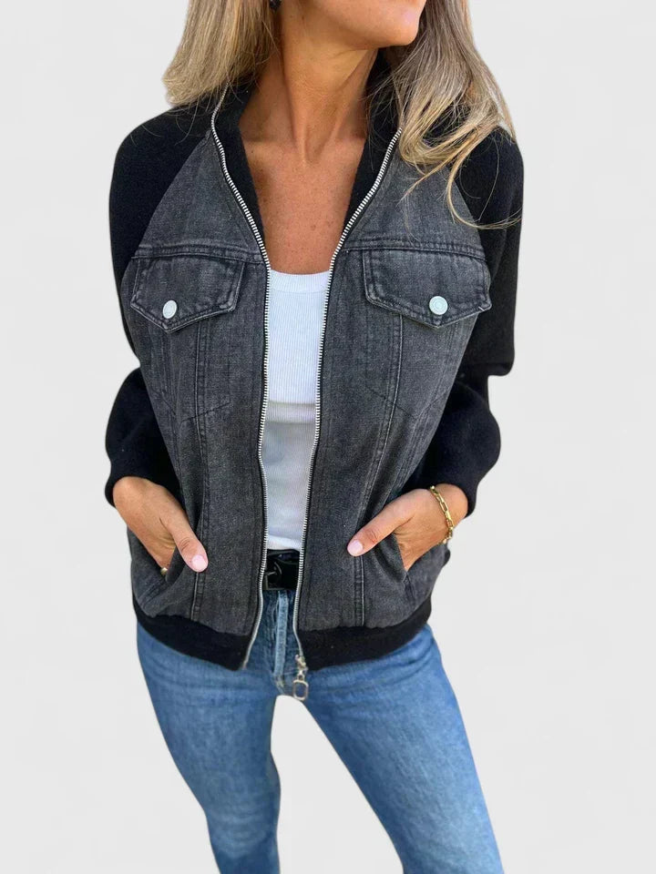 Zoeylynn | Flattering V-Neck Layering Jacket