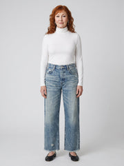AILÍS | Jeans dritti corti dal look rétro