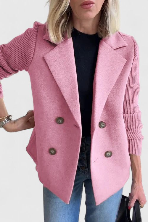 Jasmine | Maßgeschneiderter Blazer mit kontrastierenden Ärmeln