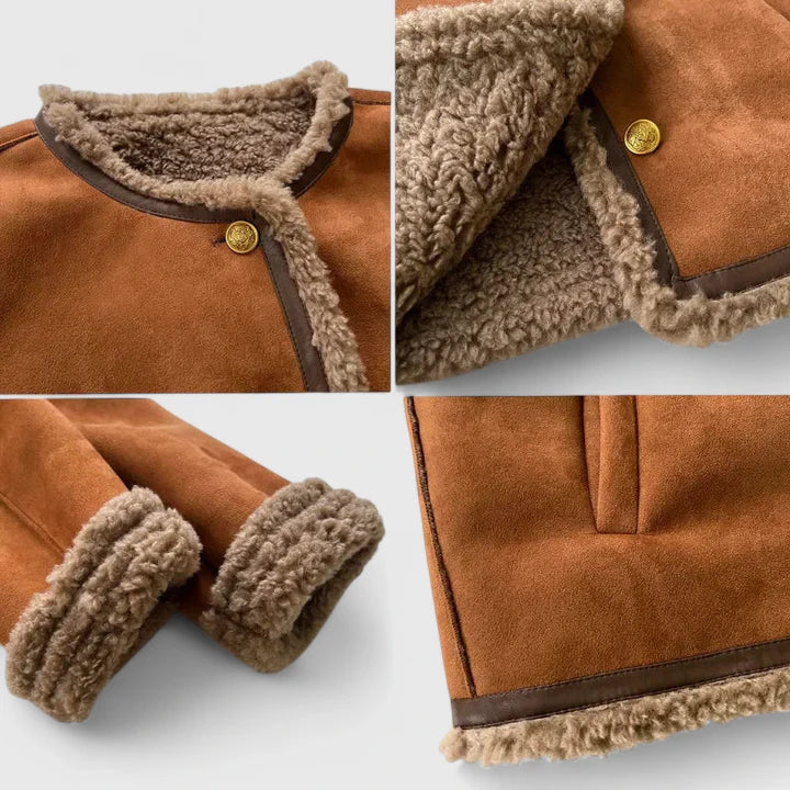 Anzhelinah | Klassische maßgeschneiderte Jacke mit Knopfleiste