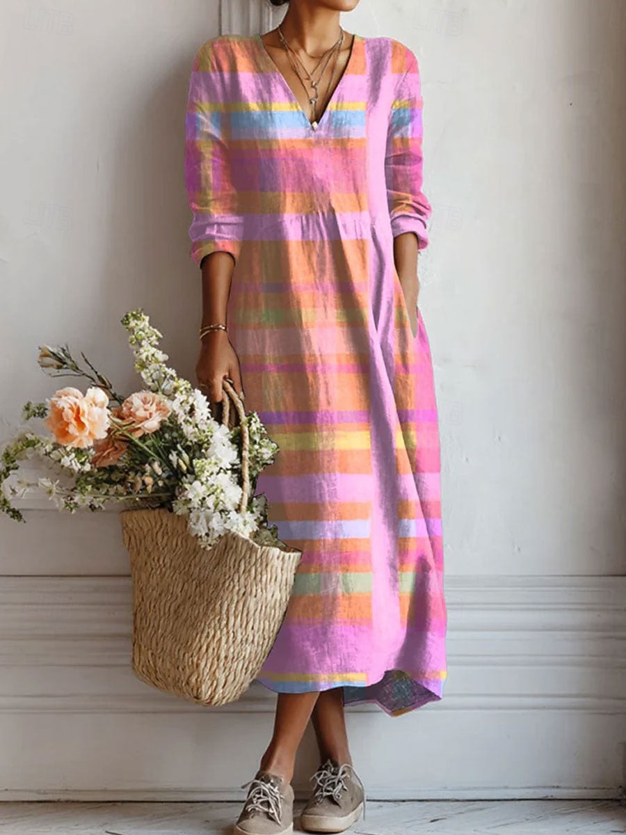Camila | Lockeres, atmungsaktives Strickkleid