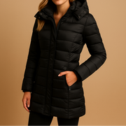 Lightweight Flattering Puffer Jacket
