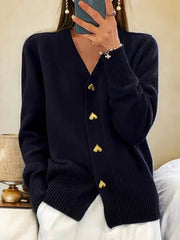Camilla | Weiche Strickjacke mit V-Ausschnitt